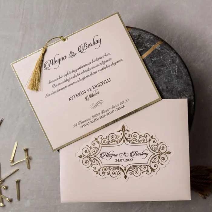 Batman Lüks Düğün Davetiyesi - 8314