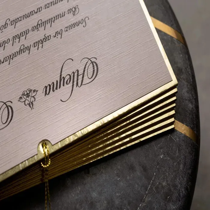 Batman Lüks Düğün Davetiyesi - 8314