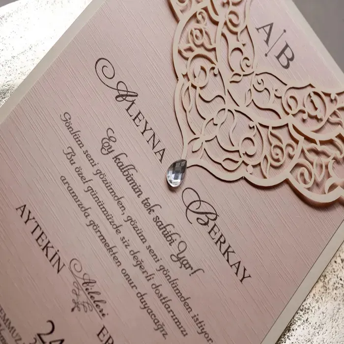 Batman Lüks Düğün Davetiyesi - 8377