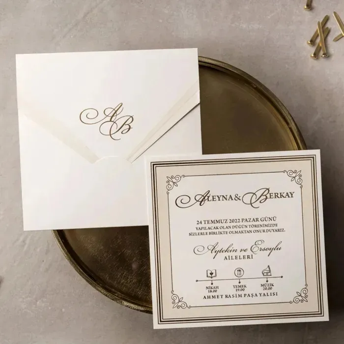 Batman Lüks Düğün Davetiyesi - 8382