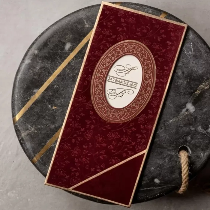 Batman Lüks Düğün Davetiyesi - 8388