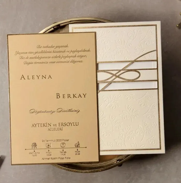 Batman Lüks Düğün Davetiyesi - 8412