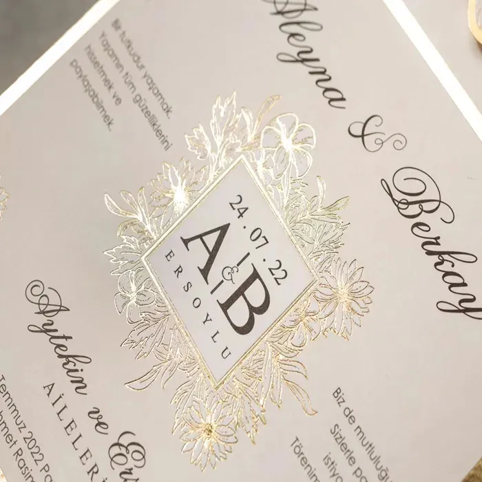 Batman Lüks Düğün Davetiyesi - 8413